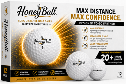 HoneyBall - Long Distance Golf Ball