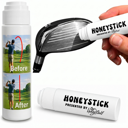HoneyStick 2 Pack HoneyStick Anti Slice Gel for Golf Clubs - Anti-Hook Spin Redu