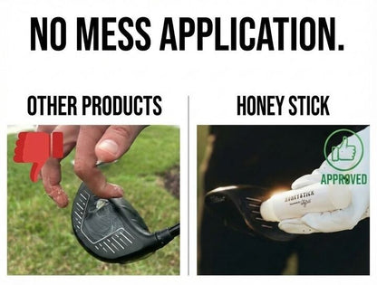 HoneyStick 3 Pack Anti Slice Gel for Golf Clubs - Anti-Hook Spin Reducer